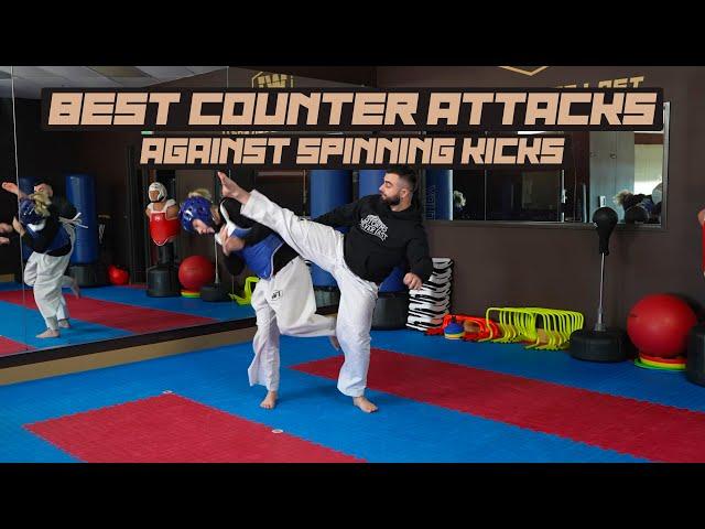 The Best Counter Attacks vs. Spinning Kicks | Taekwondo Sparring Tips