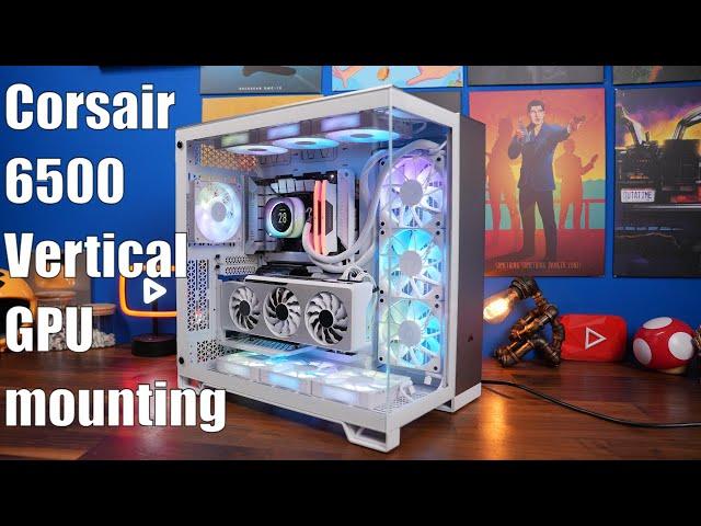 How to vertically mount a GPU in the Corsair 6500 series PC cases