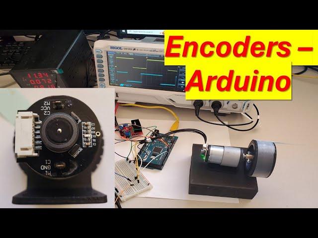 Tutorial on Encoders in Arduino (Hall effect encoder with DC motor)