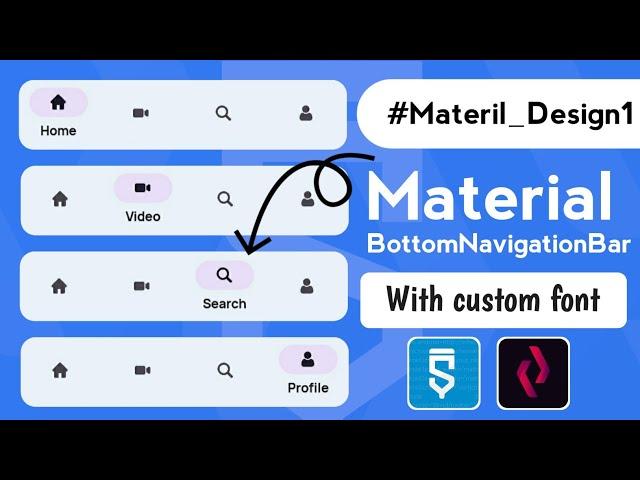 Material BottomNavigationBar in Sketchware Pro without custom blocks & library #sketchpro #2024