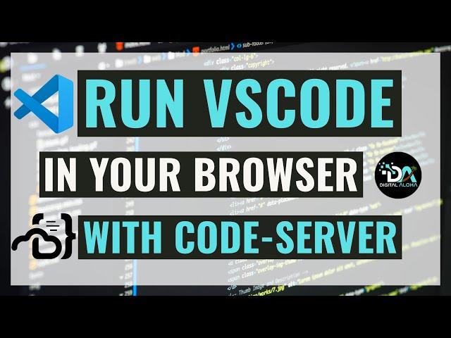 Run VSCode In Your Browser With Code-Server Running On Your Synology NAS Using Container Manager