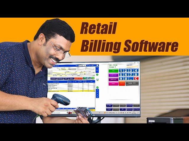 Retail Billing Software Very simple Retail Billing software for Retail Business Billing Barcoding