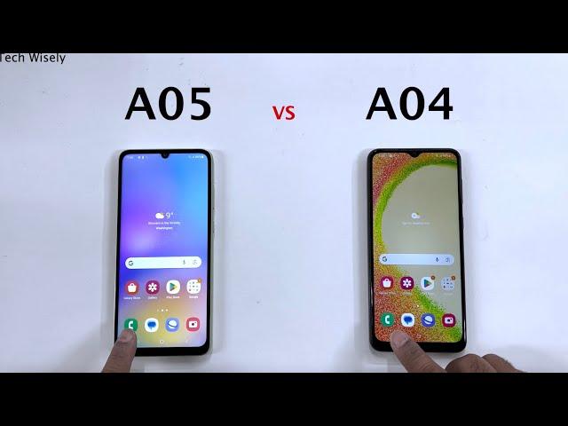 SAMSUNG A05 vs SAMSUNG A04 - Speed Test