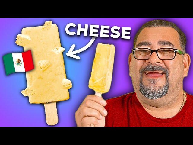 Mexican Dads Try Mexican Ice Cream!