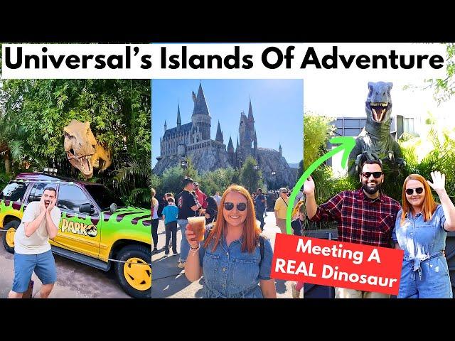 Universal Islands Of Adventure Vlog - Meeting the Raptors Is The BEST!!!