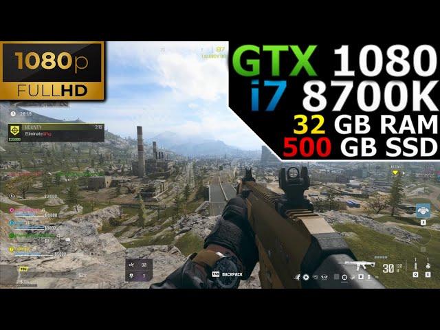 Call of Duty MW II Warzone 2 | 1080p | GTX 1080 | i7 8700K | 32GB RAM | 500GB SSD