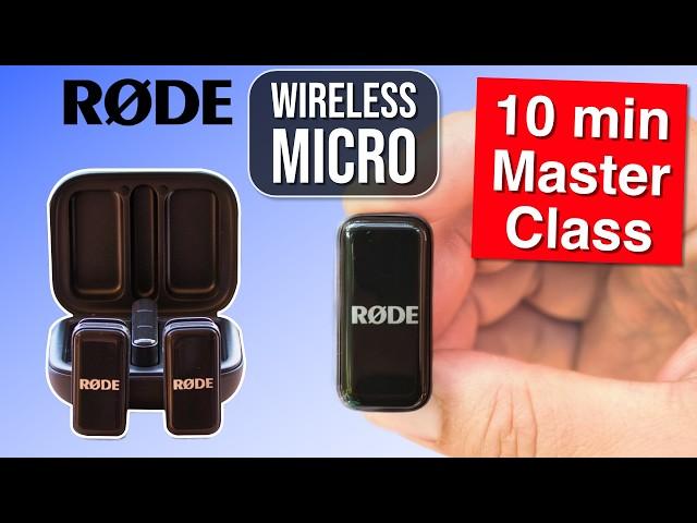 RODE WIRELESS MICRO Beginners Guide – Master Your Mic in Just 10 Minutes!