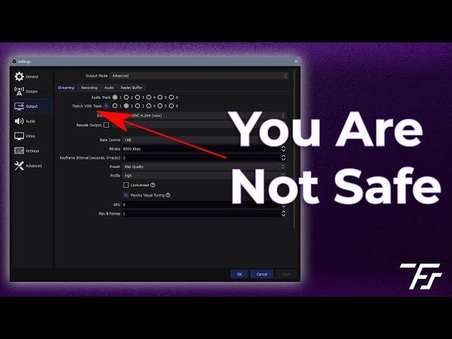 OBS Studio 26.1 and Twitch VOD Tracks:  You're Still not Safe