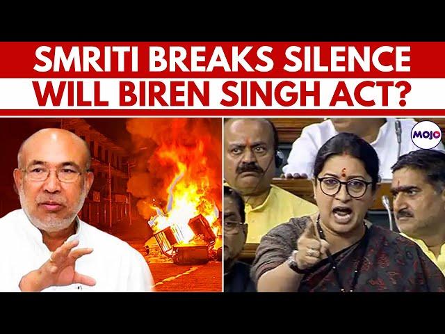 Smriti Irani Breaks Silence On Manipur | PM Next In Parliament? | Manipur Viral Video | Barkha Dutt