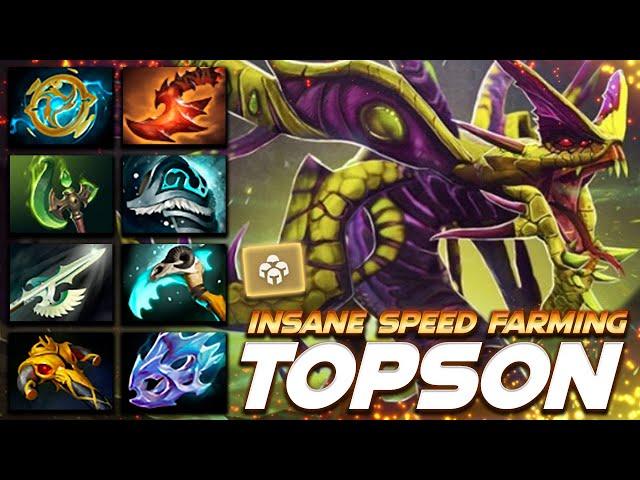 Topson Venomancer Insane Speed Farming - Dota 2 Pro Gameplay [Watch & Learn]