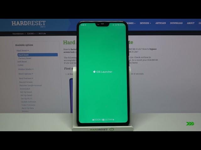 How to Download and Apply iOS Launcher on XIAOMI Mi 8 Lite – iOS Launcher