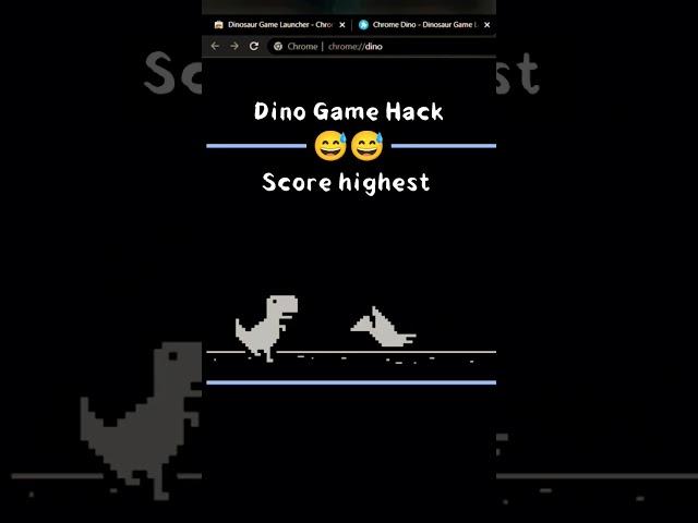 Normal people vs programmers ll Dino game hack