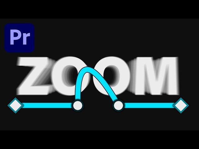 How To Animate Text in Premiere Pro ◆ Smooth ZOOM IN ◇ Tutorial