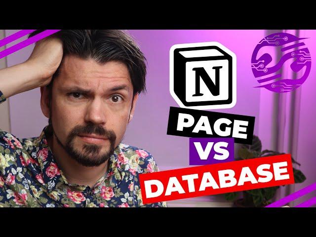 Notion Database vs Page, what to use?