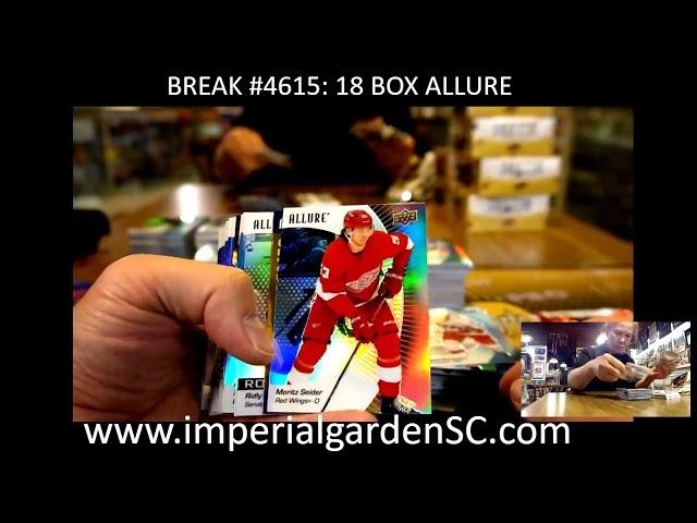 BREAK #4615 : 18 BOX 2023-24 #upperdeck ALLURE HOBBY NHL HOCKEY BOX CASE BREAK