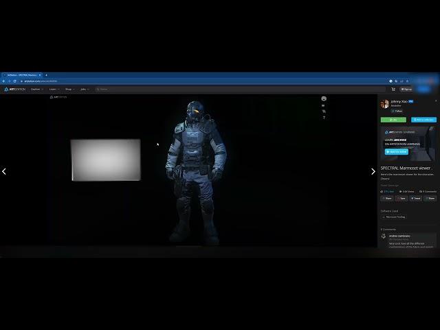 Artstation 3D View Download Model
