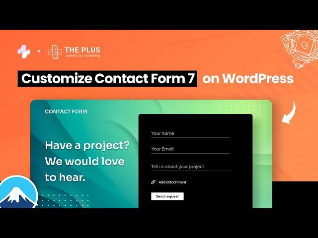 Style Contact Form 7 in WordPress for FREE (No CSS)