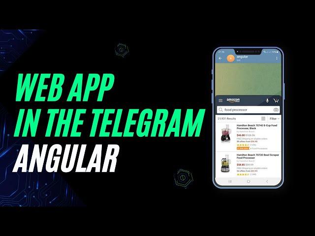 Web App in the Telegram bot (Part 1)