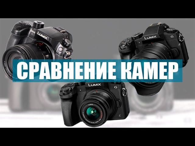 Panasonic G80 vs Panasonic GH4 vs Panasonic G7 - Сравнение видеовозможностей камер