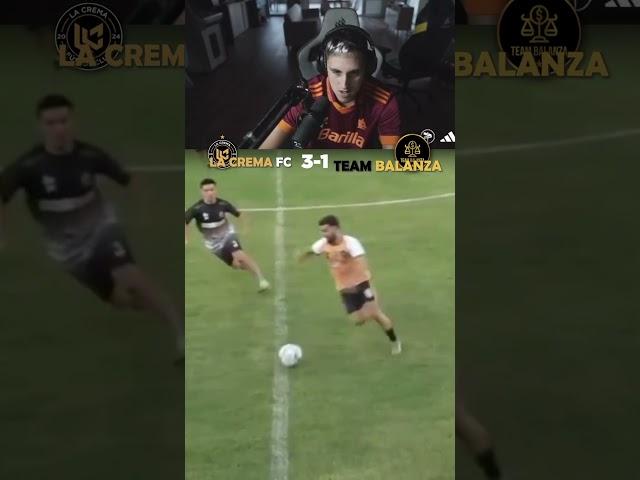 Los goles del partido de La Crema vs Team Balanza