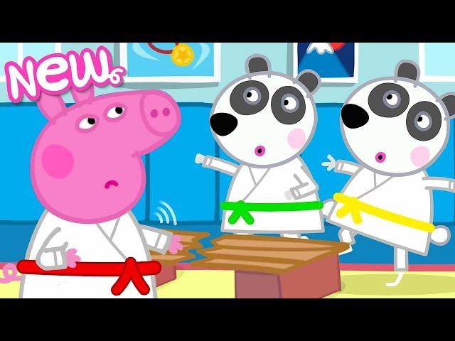 Peppa Pig Tales  Karate Class With The Panda Twins!  BRAND NEW Peppa Pig Episodes