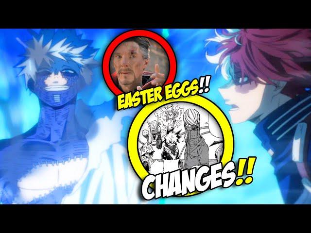 SHOTO VS DABI BEGINS!! MHA Anime VS Manga BREAKDOWN + Every Easter Egg | My Hero Academia S7E7