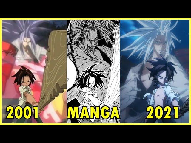 DIFERENCIAS entre Shaman King 2021, Shaman King 2001 y el MANGA ORIGINAL | Capitulo 1