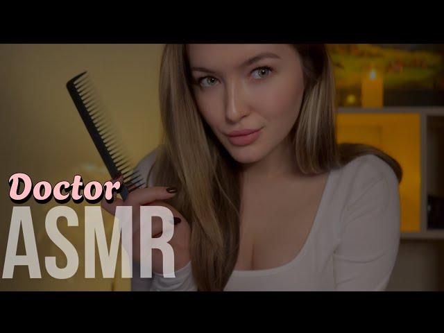 АСМР ПРИЕМ ВРАЧА ТРИХОЛОГА ОСМОТР КОЖИ ГОЛОВЫ И ВОЛОС ASMR Trichologist Examination of the scalp