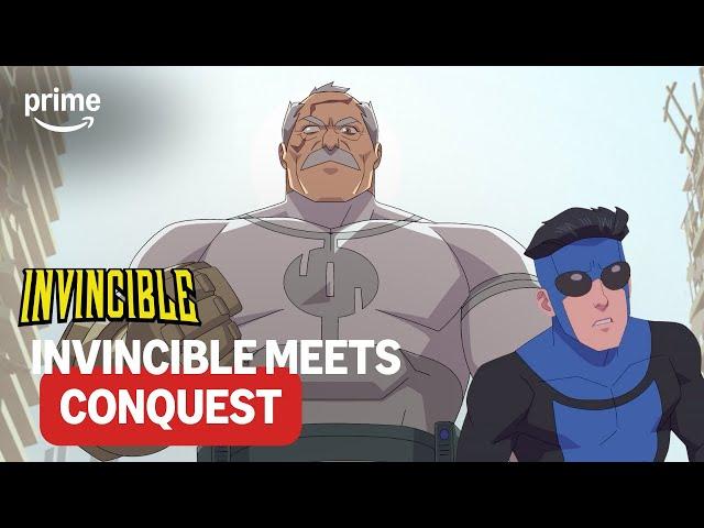 Invincible Meets Conquest | Invincible Season 3 | Prime Video