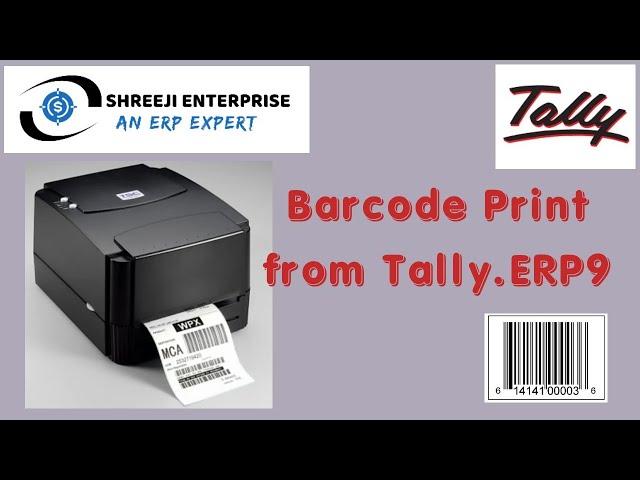 TallyPrime Barcode Print | Roll Barcode Print Customized Add-on for Tally Prime | Barcode