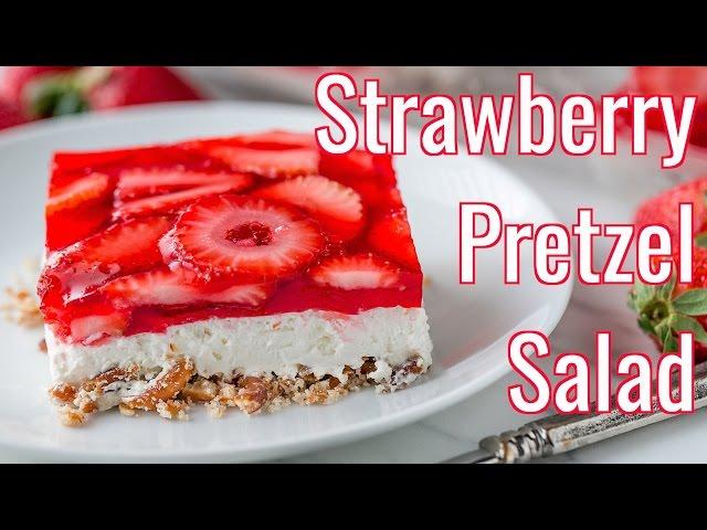 Strawberry Pretzel Salad Recipe - Best Party Dessert!