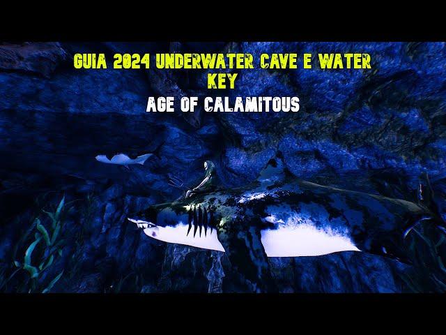 Guia da Caverna Submersa 2024  e Water Key  AoC