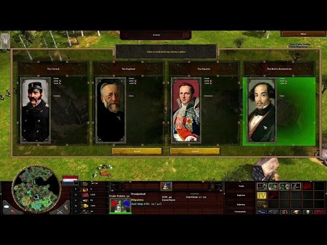 Juicy Dutch  FI in 3 vs 3 That Ended The Match / Age of Empires 3 Wars of Liberty Patch 1.1.1c