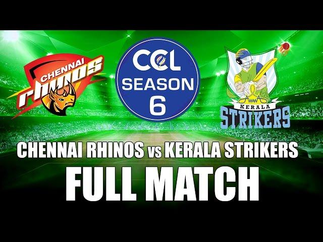 Celebrity Cricket League(CCL 6) - Chennai Rhinos VS Kerala Strikers - Full Match