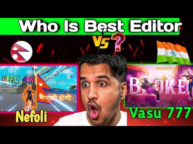 Nefoli vs Vasu 777 Editing  One Of The Best Editor? @Nefoli @Vasu777