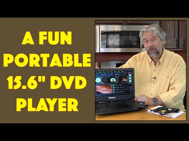 NAVISKAUTO 15.6" Portable DVD Player -- DEMO & REVIEW