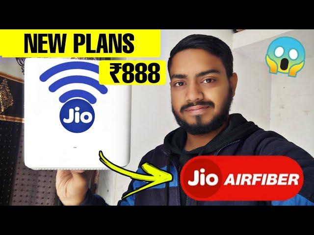 Jio air fiber new plan ₹888 with 30mbps speed and ott subscription | Jio air fiber add on data