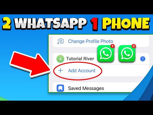 How to Use Two WhatsApp Accounts in One Phone 2024 [ Simple Method ]