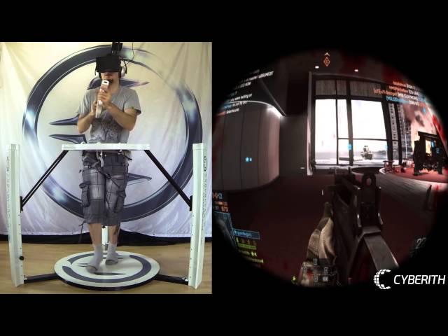 Cyberith Virtualizer + Oculus Rift + Virtual Reality Games Compilation
