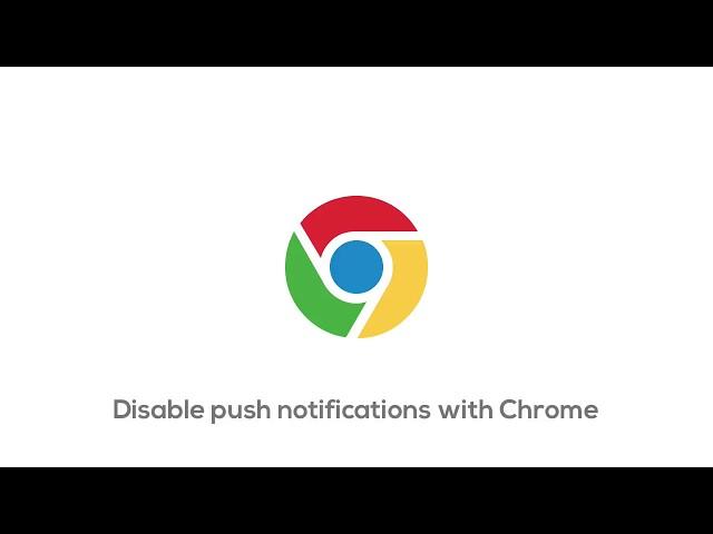 How To Disable Push Notifications On Chrome
