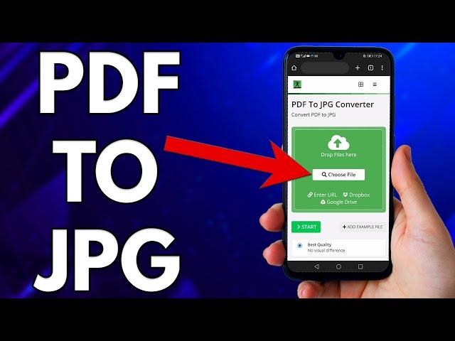 How To Convert PDF To JPG In Mobile