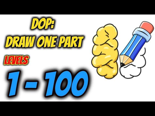 DOP: Draw One Part Level 1 - 100 Gameplay Walkthrough