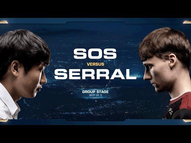 sOs vs Serral PvZ - Group B - 2018 WCS Global Finals - StarCraft II