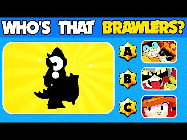 Who's That BRAWLERS? | Brawl Stars Quiz - Draco, Edgar, Leon, Melodie, Byron