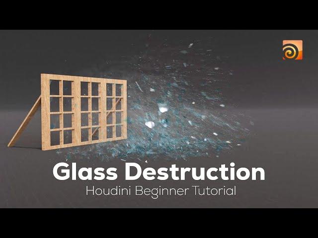 Glass destruction Tutorial | Houdini Tutorial + Project File Free