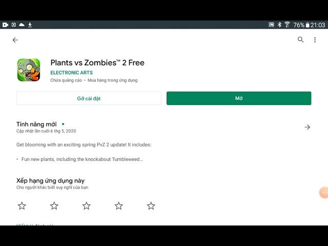 Hack game plant vs. Zombie 2 shop 1 coin