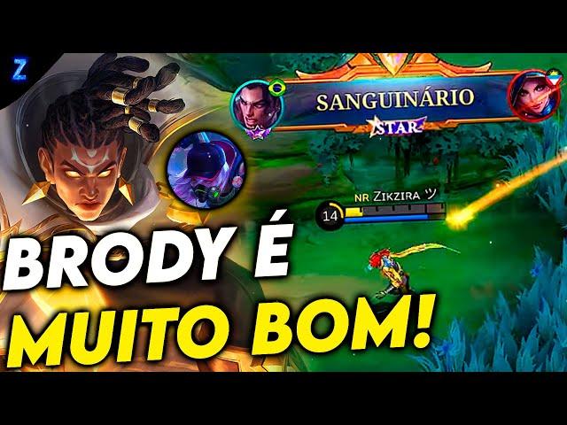 UM ADC ESQUECIDO, POREM MUITO FORTE CONTRA ASSASSINO! - BRODY GAMEPLAY | Mobile Legends