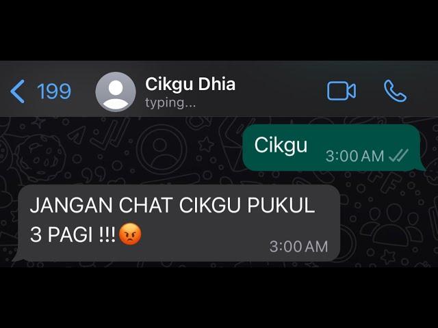 JANGAN CHAT PUKUL 3 PAGI !!!