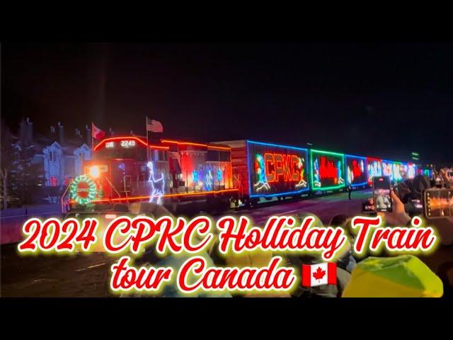 2024 CPKC HOLLIDAY TRAIN TOUR IN CANADA 