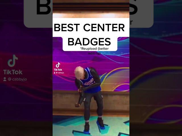 BEST CENTER BADGES IN NBA 2K21!!! #shorts #nba2k21 #center #paintbeast #badges